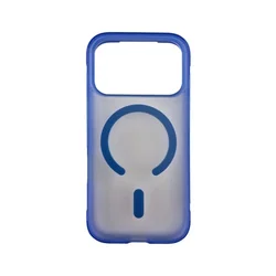 Silikonska futrola Magsafe Remix Iphone 18 Pro Max/17 Pro Max Plava