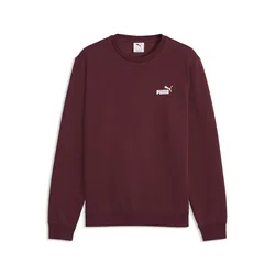 PUMA Essentials No. 1 Logo Crew Sweatshirt Men, Clothing, Ruby Shimmer, M