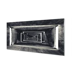 tulup.si Steklena slika Tunnel 120x60 cm 2 obešalnika