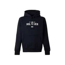 TOMMY HILFIGER Majica nočno modra / bela