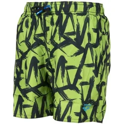Arena fundamentals allover boxer junior soft green/multi 28