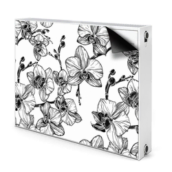 tulup.si Pokrov za radiator PVC Orhideje 90x60 cm