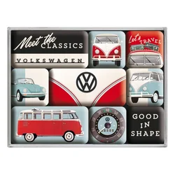 NOSTALGIC ART Set magneta VW - Meet The Classics 9/1