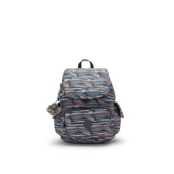 KIPLING Nahrbtnik City Pack S modra/temno modra/oranžna