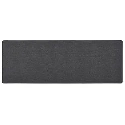 Vidaxl Tepih tekač antraciten 80x250 cm