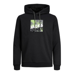 JACK & JONES Majica LOGAN, črna
