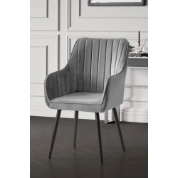 HANAH HOME Stolica Nova Grey Black