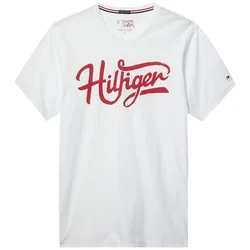 TOMMY HILFIGER Majica rdeča/bela