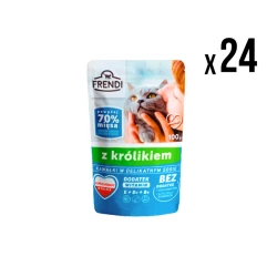 Frendi Vlažna hrana za mačke, Zečetina, 100g, 24 komada