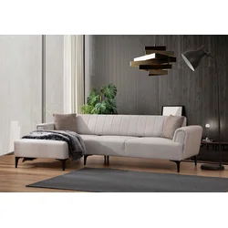 Atelier del Sofa Ugaona garnitura Hamlet 95x43x230cm Bež