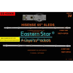 ES-4304 - HISENSE 65A7500F LED TRAKE