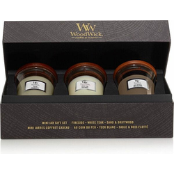 Woodwick Dárková sada , 3 x 85 g, malá svíčka