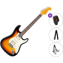 SX SST62+ /HSH SET 3-Tone Sunburst Električna kitara