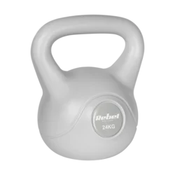 REBEL ACTIVE Bitumenski kettlebell girja 24kg sivi RBA-2322G-24