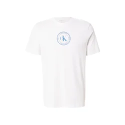 Calvin Klein Jeans Majica azur / bela
