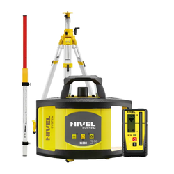 NIVEL SYSTEM Rotacijski laserski nivelir, rdeč ž. NL500 DIGITAL + SJJ32 + LS24