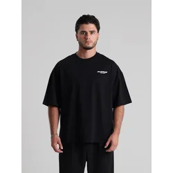 Avenue Atelier Majica Avenue Atelier Basic Boxy T-Shirt črna
