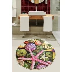 Aberto Design Prostirka za kupatilo 140cm Šarena