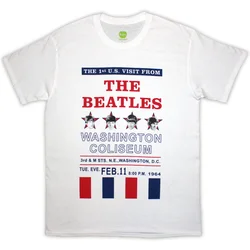 The Beatles Washington 64 Stars & Stripes White M Majica