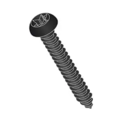 Komplet od 50 vijaka T25, 12 mm, lakiranih u crnoj boji