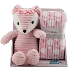 Free2Play Plush igračka sa dekicom roza Lora the Fox