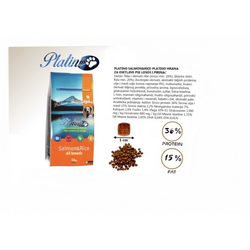 Platino Suva hrana za pse Salmon Rice 10kg
