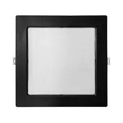 LED ugradno svetlo SQUARE LED/18W/230V 4000K 22x22 cm crno