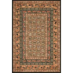 eoshop Perzijski kos preproge Kashqai 4301/500, rjava Pazyryk Osta (Varianta: 120 x 170)