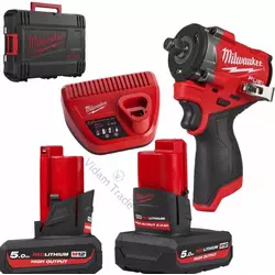 Milwaukee Aku udarni odvijač M12 FCIWF12G3-502X 4933493455, 2x5.0Ah