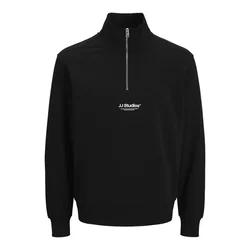 JACK & JONES Majica JJESoho črna/bela