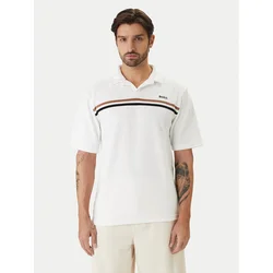 BOSS Polo majica Iconic 50561186 Bela Regular Fit