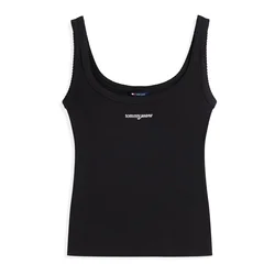 Tommy Jeans Top črna/bela