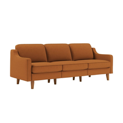 ATELIER DEL SOFA Sofa sa 3 sedišta Robin Extra 3 Caramel Walnut