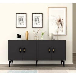 Hanah Home Konzola Plus, 150x79x40 cm, Antracit