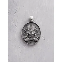 REYTEL Obeski BUDDHA 7 CHAKRAS MEDITATION srebrna