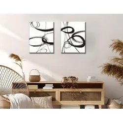 Wallity Zidna dekoracija IDC08, 30x40 cm, 2 Komada