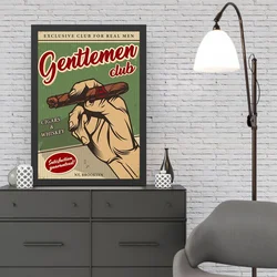 Wallity Uramljena slika Gentlemen Club 2, 35x45 cm