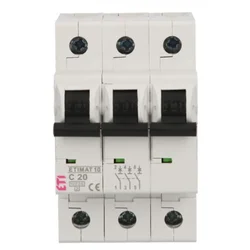 Odklopnik 3P C 20A 10kA AC ETIMAT10 002135717