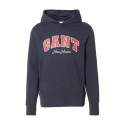 GANT Majica temno modra / rdeča / bela