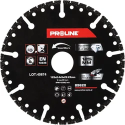 Proline DISK DIAMANTNI SEGMENTIRAN MULTI-MATERIAL 125MM 89620