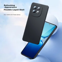 Biaze Maska za mobilni telefon iQOO Z10 Turbo / iQOO Z10 Turbo Pro / iQOO Z10 Turbo+, Crna