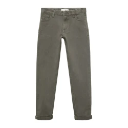 MANGO KIDS Hlače PERU kaki