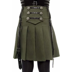 Žensko krilo KILLSTAR - Dark Academy - KHAKI - KSRA002428