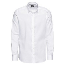 OLYMP Poslovna srajca Level 5 Uni Twill, bela