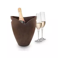 PULLTEX Posoda za hlajenje penine ali vina Ebony h25cm/pvc - imitacija lesa