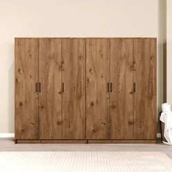 Hanah Home Ormar Kardelen 1600-120, 240x180x51,8 cm, , Braon