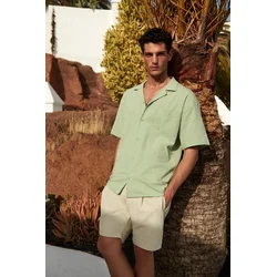 Trendyol Green Oversize Fit Summer Shirt