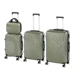 Komplet kovčkov TraveLux Pro XXIV na kolesih olivno zelene barve