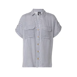 VERO MODA Bluza BUMPY, modra