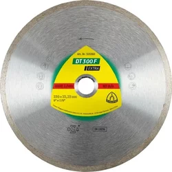 Dijamantska rezna ploča Klingspor Extra/DT300F/S/125 mm x 1,6 mm x 22,23 mm/GR/7